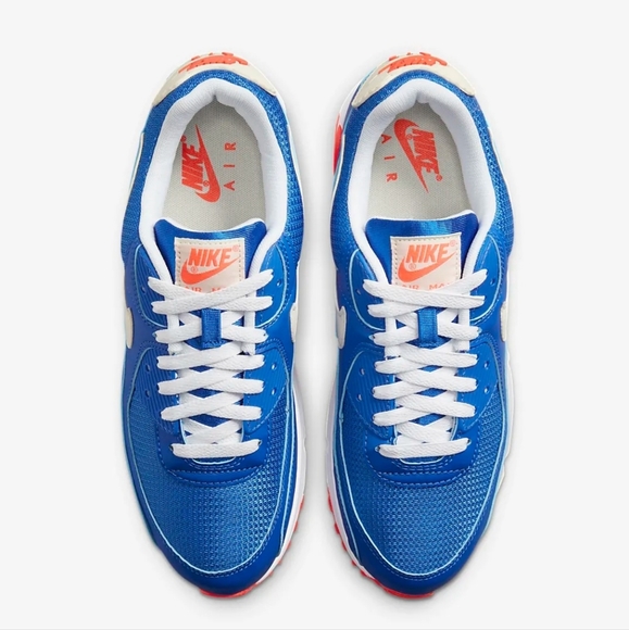 Nike Air Max 90 USA Hyper Royal Coconut Milk DM8316 400 Men's Size 8 New - Picture 5 of 5